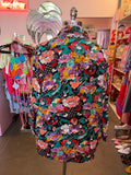 80’s Floral Longline Blazer - Size 22