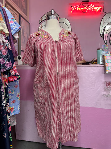 Vintage Cotton Mini-Dress