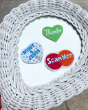 Scam Men Sticker
