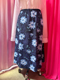 The Blue Period Midi Skirt
