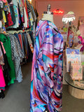 Watercolor Sateen Caftan