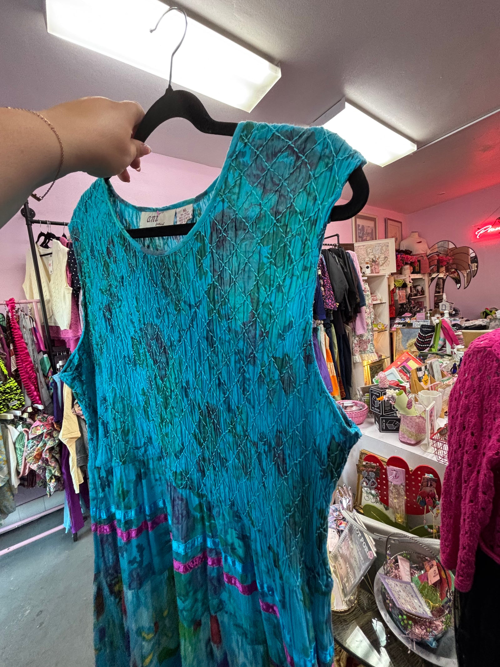 2000s Altered Cotton Dress - Size XL - 2X