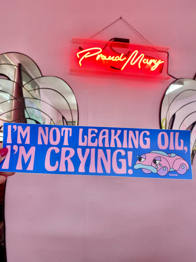 Crying in the Coupe Bumper Sticker