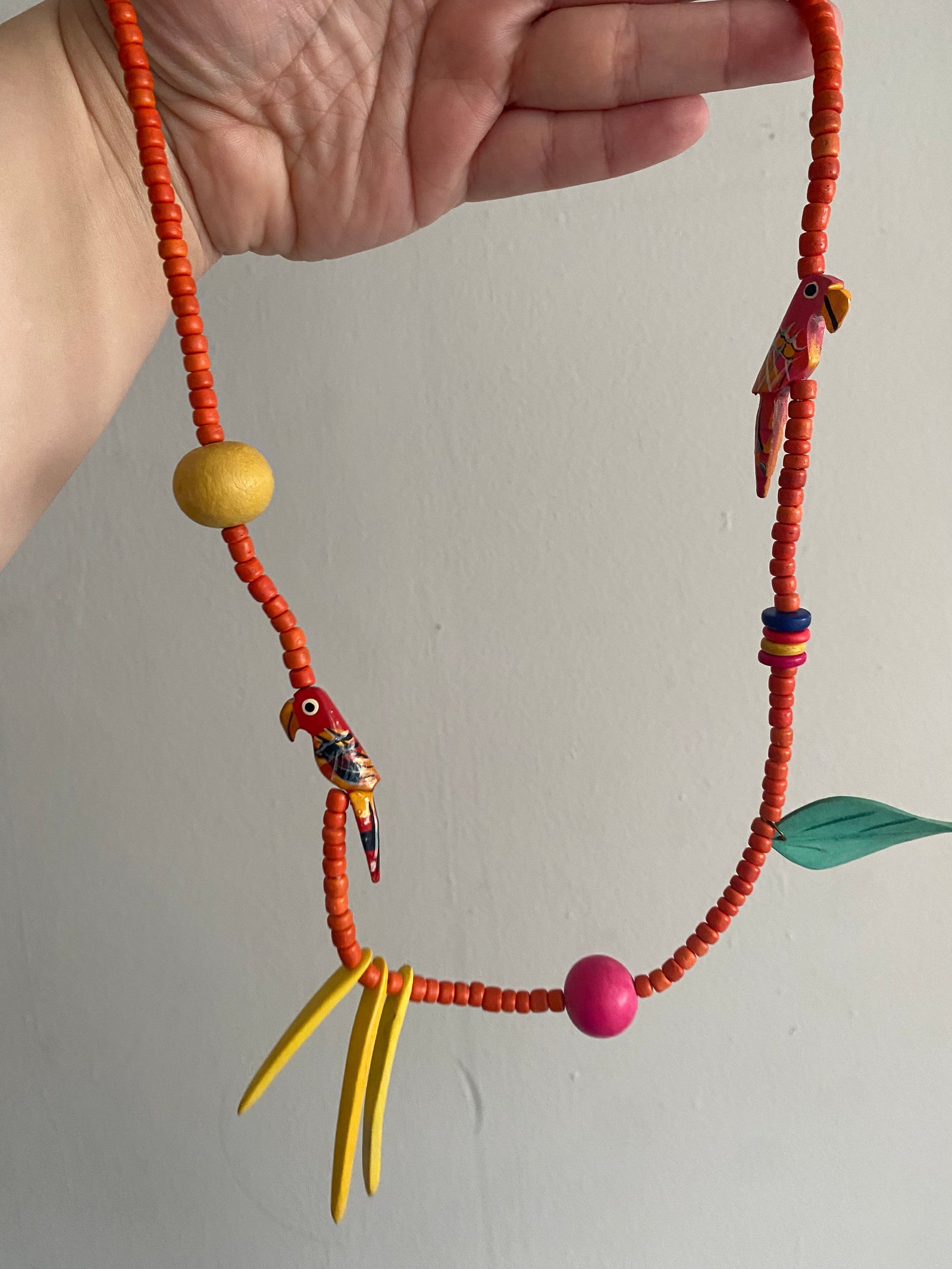 Vintage Parrot Necklace
