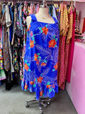 Poly Cotton Tropical Dress