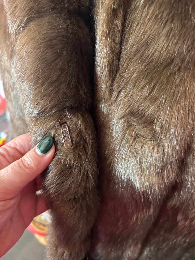 Carmela Faux Fur Coat - 1X