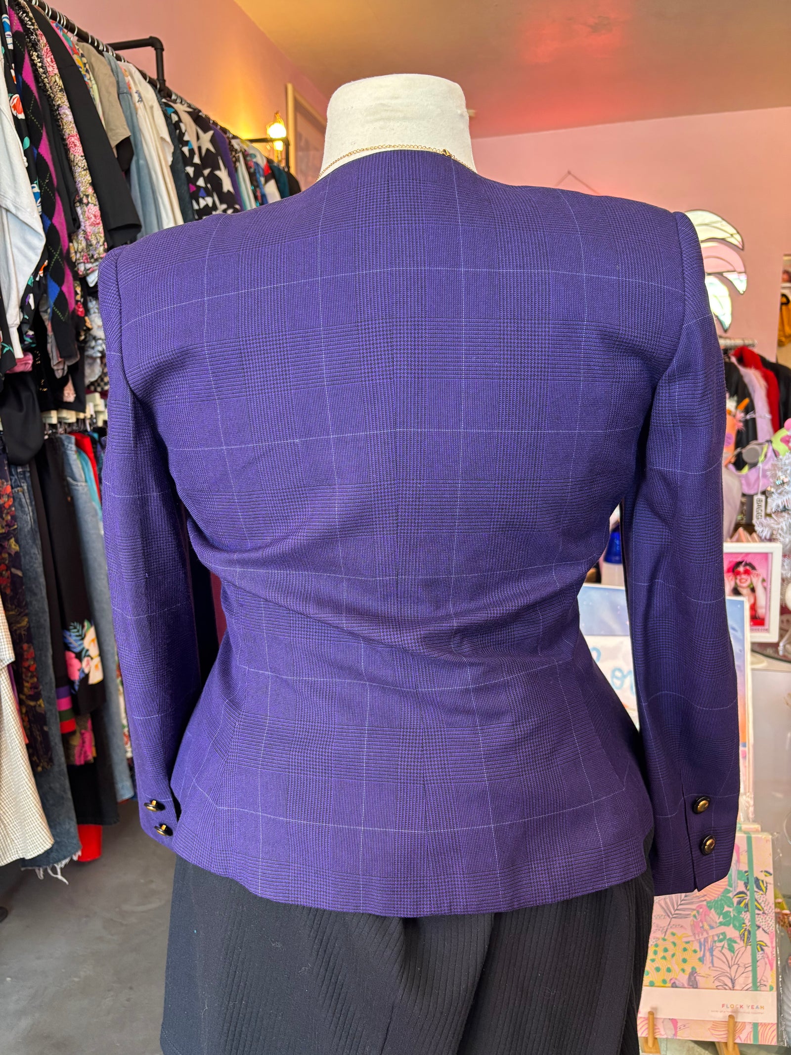 Purple 80's Blazer - 14/16