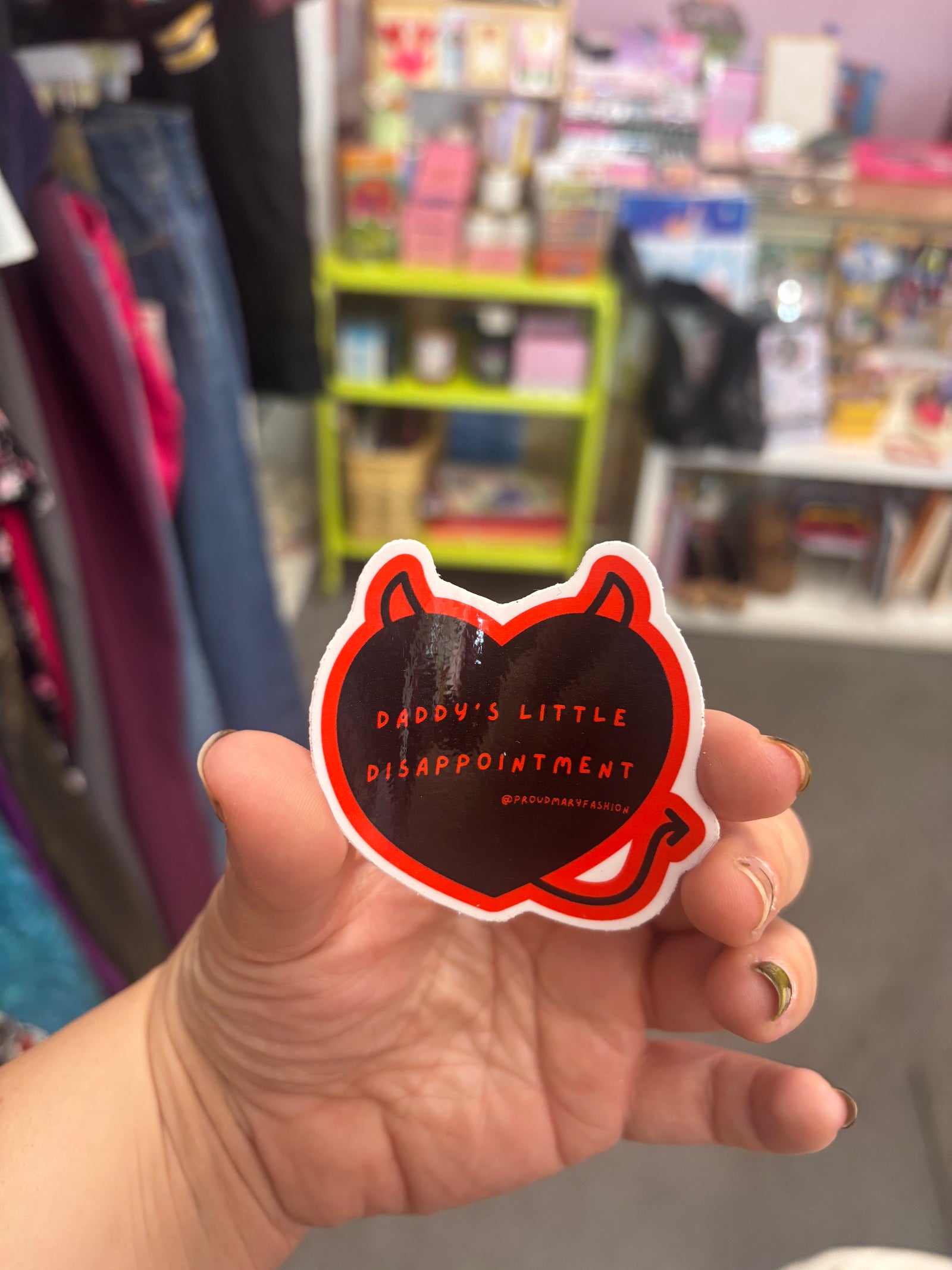 Daddy’s Little Disappointment Sticker