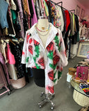 Customland x Proud Mary Thorny Rose Print Button-Up - 4X/5X