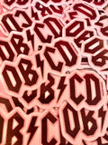 OB CD Parody Sticker