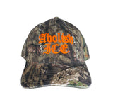 Abolish ICE Camo Hat with Orange Embroidery