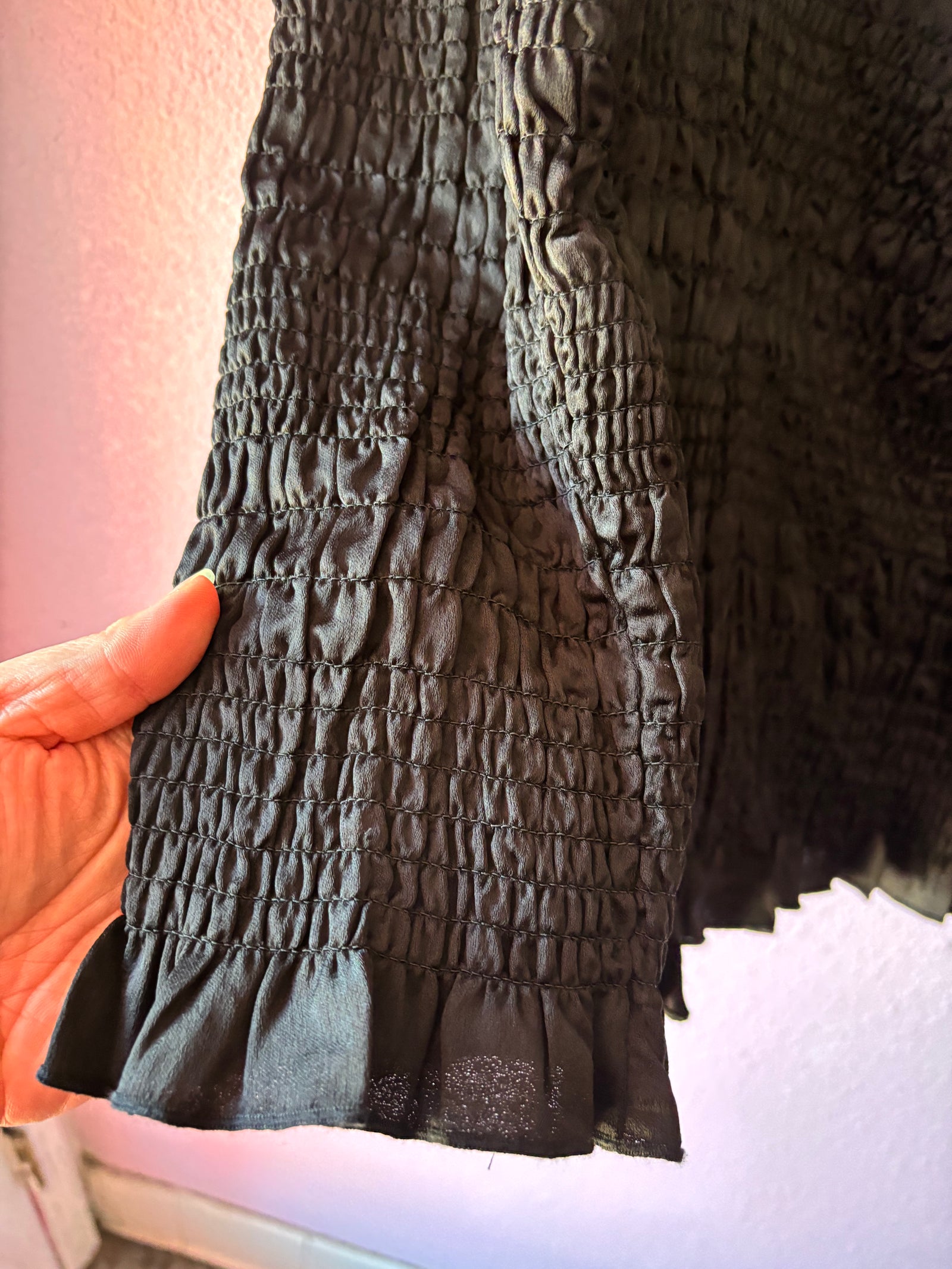 Lovefool Deadstock Shirred Midi Skirt - 4X