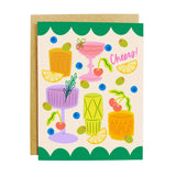 Vintage Cocktails Cheers Card
