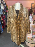 Vintage Faux Fur Jacket - XL oversized