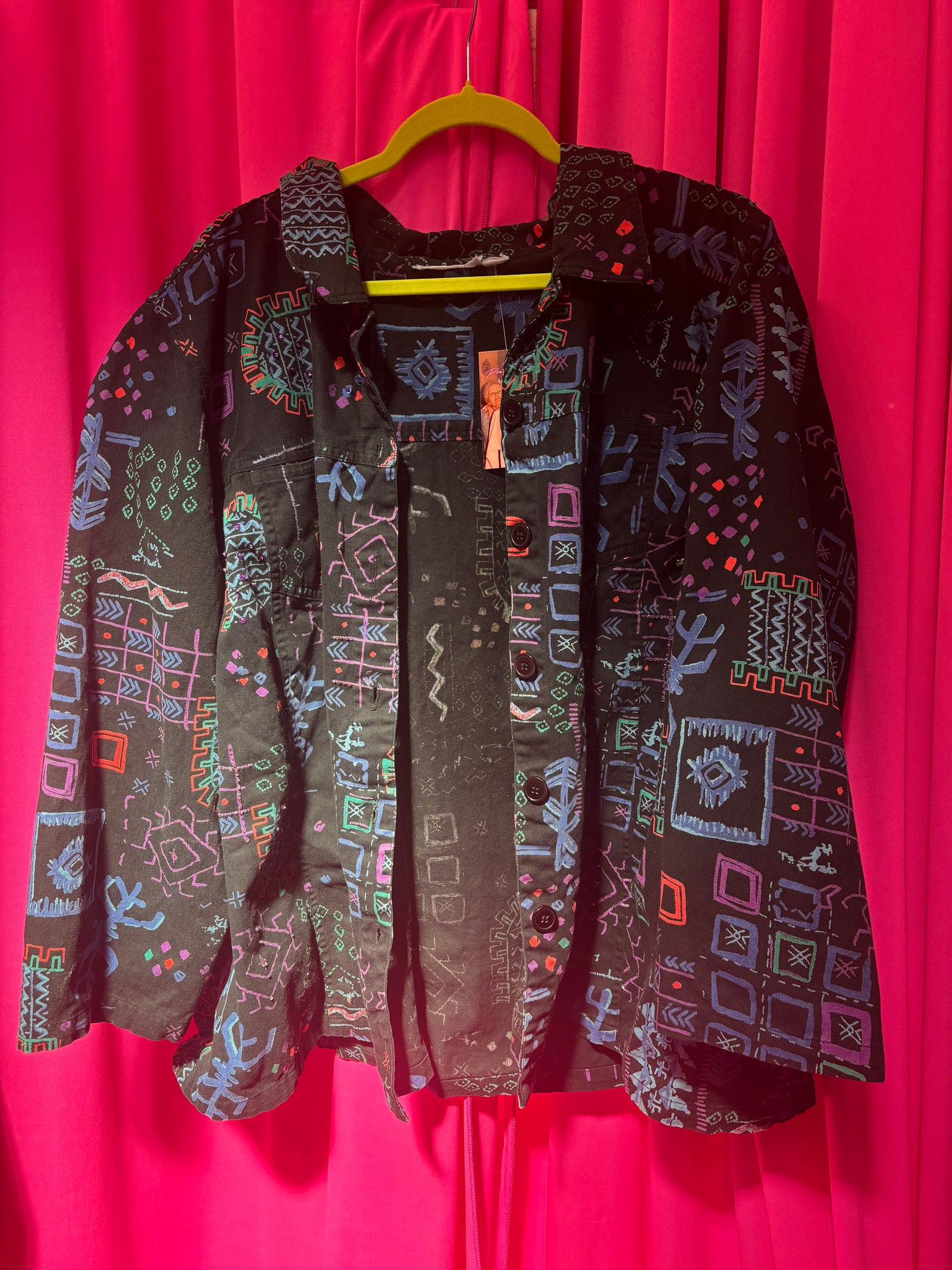 Vintage Embellished Shacket - 3X/4X