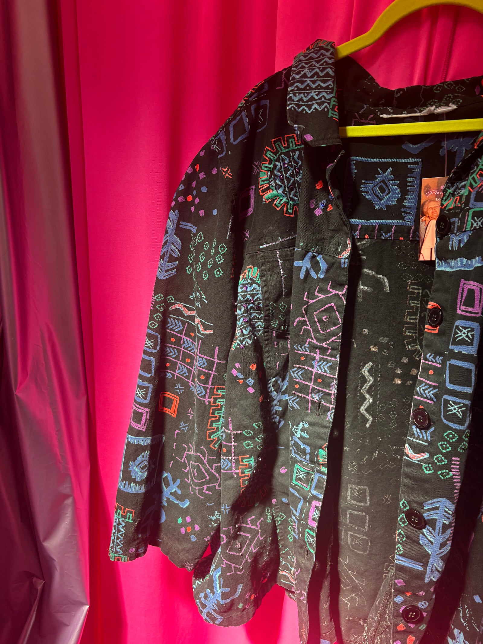 Vintage Embellished Shacket - 3X/4X