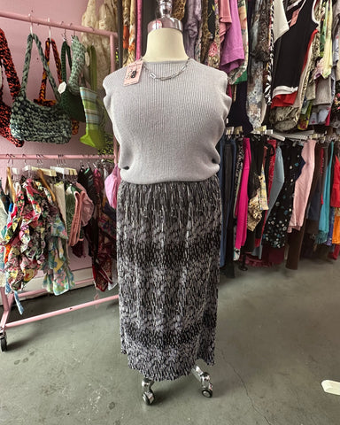 1960's Lane Bryant Sheer Floral Top