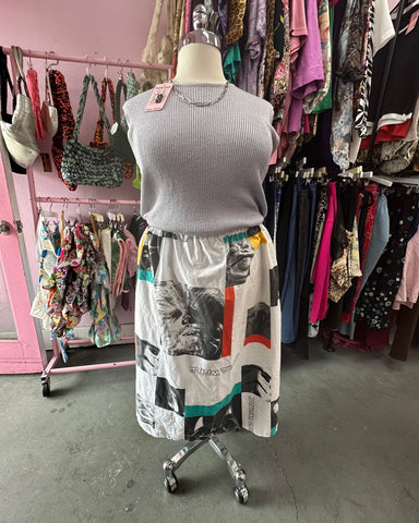 1960's Lane Bryant Sheer Floral Top