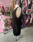 90s Slinky Wide Strap Tank Shift Dress