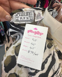 90's Animal Print Skirt Set