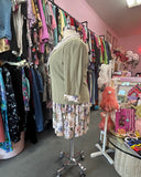 90's Floral Blazer and Pleated Skirt Set