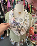 90's Floral Blazer and Pleated Skirt Set