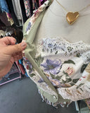 90's Floral Blazer and Pleated Skirt Set