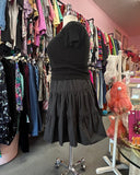 Solid Color Tiered Skirts