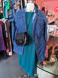1980's Teal Sweater Dress - 2X - 5X