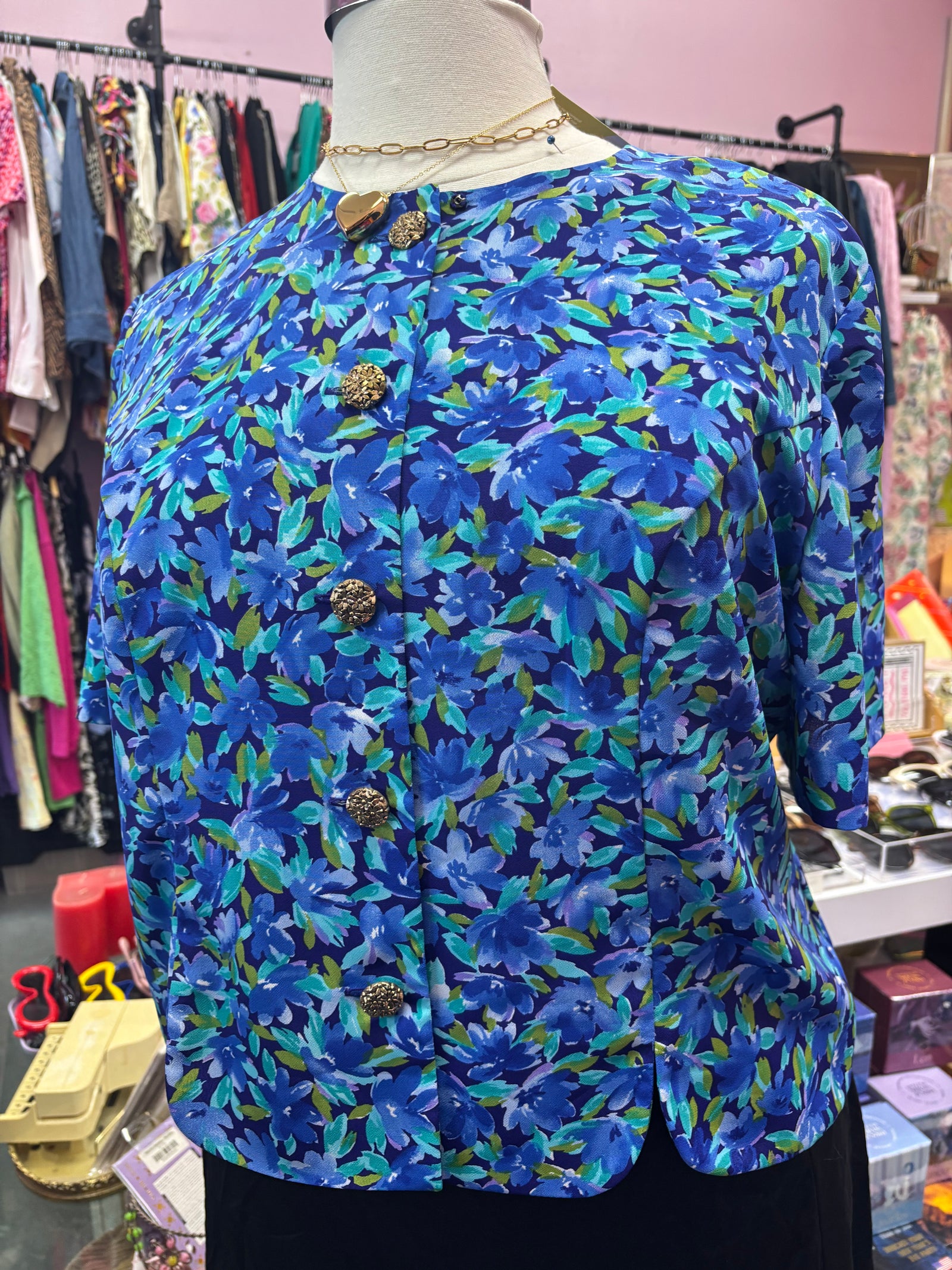 The Nicole Vintage Short Sleeve Blazer