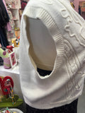 90's Vintage Cropped Sweater Vest - 2X - 4X