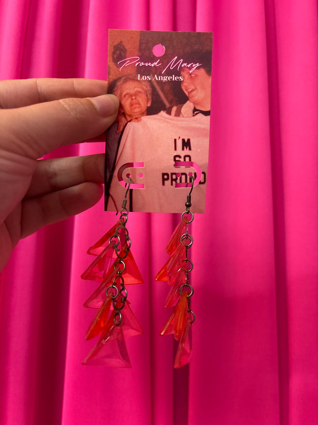 Stained Glass Dangle Earrings