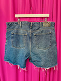 Y2K Raw Hem Cut Off Denim Shorts