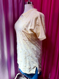 Stars and Seashells Butter Yellow Terry Cloth T-shirt