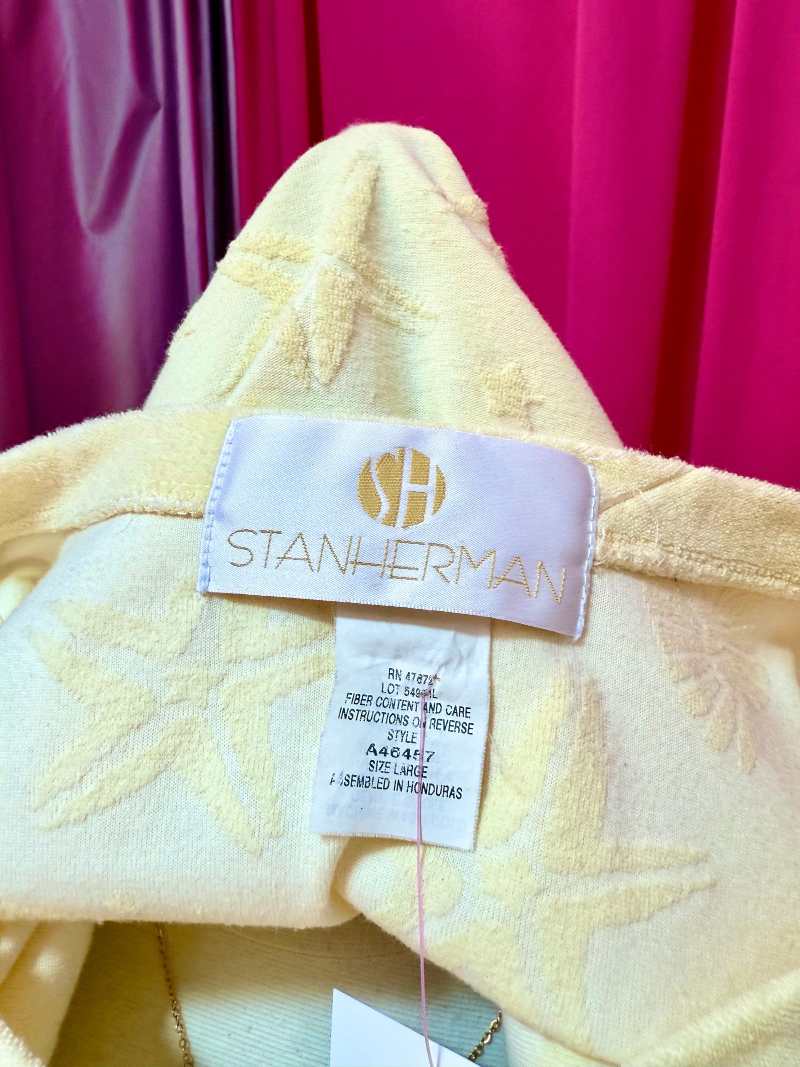 Stars and Seashells Butter Yellow Terry Cloth T-shirt