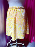 Upcycled Vintage Tea Floral Skirt