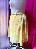 Upcycled Vintage Tea Floral Skirt