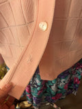 Vintage Pastel Pink Cardigan - Size 2X-3X