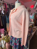 Vintage Pastel Pink Cardigan - Size 2X-3X