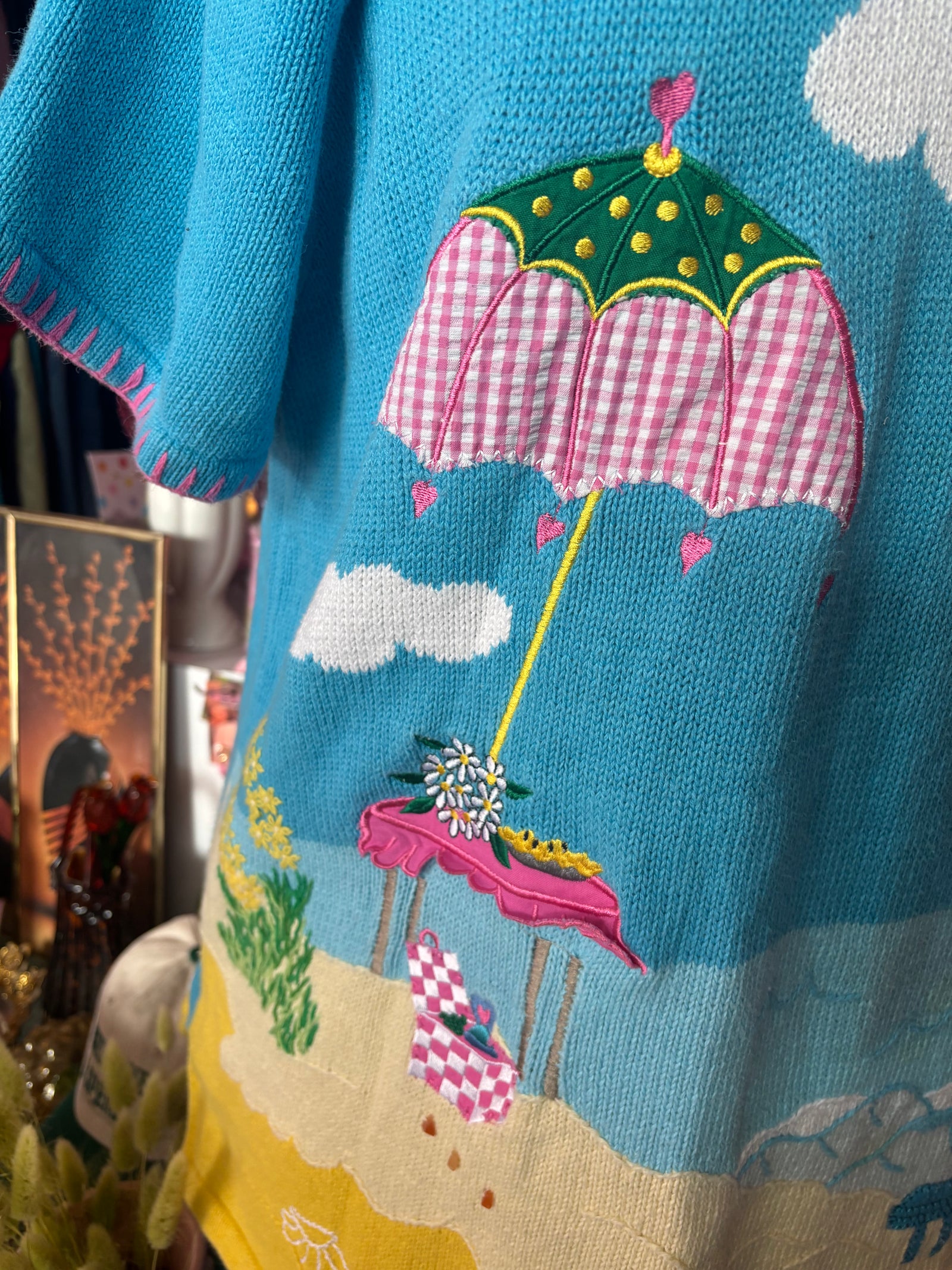 Vintage Beachy Keen Sweater - Size 2X-3X