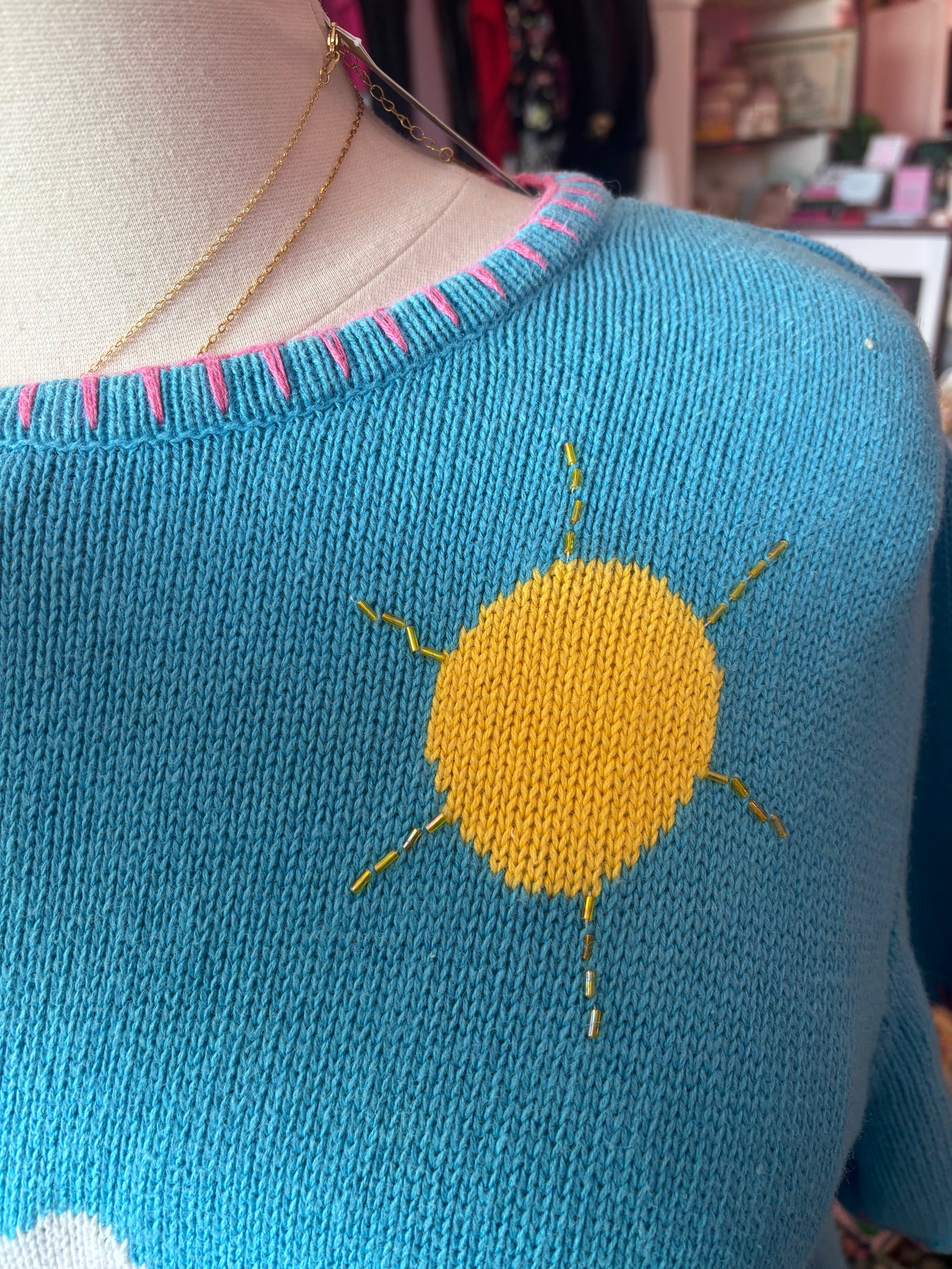 Vintage Beachy Keen Sweater - Size 2X-3X
