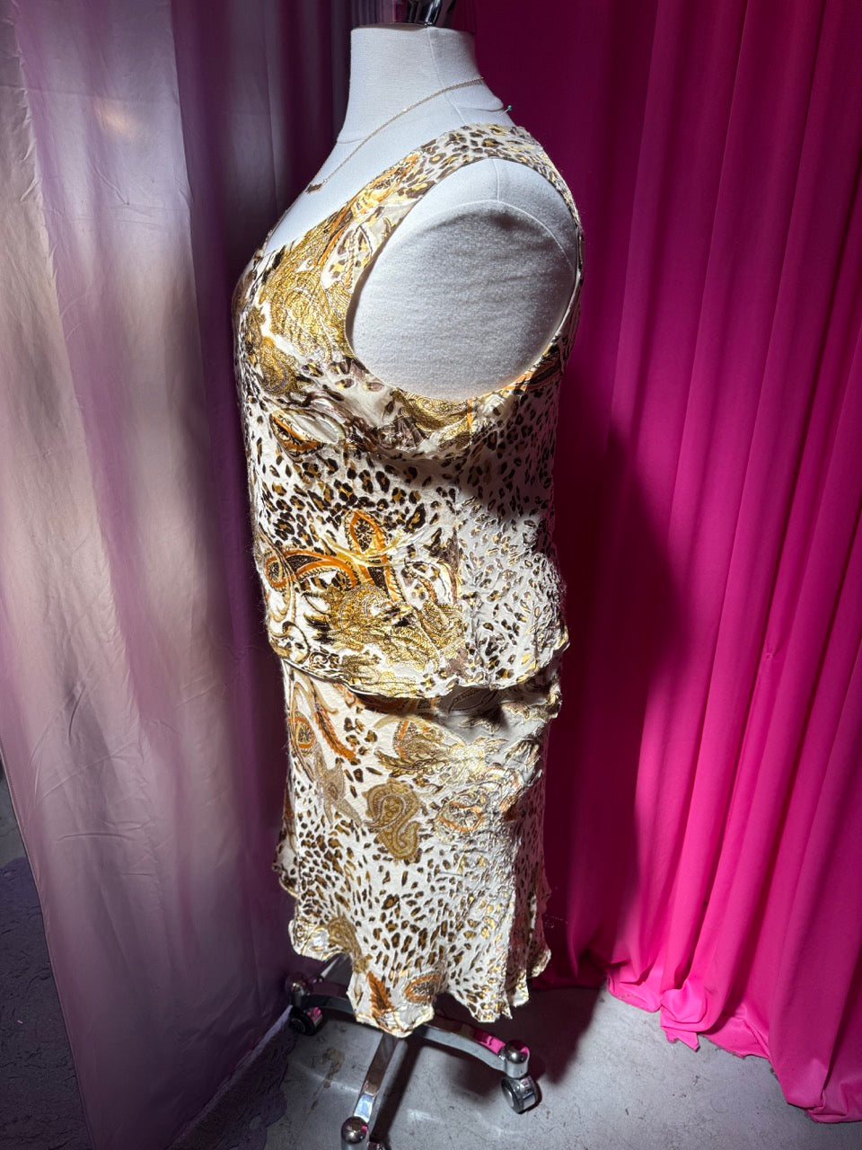 90s Silk Purring Paisley Set