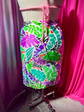 Deadstock Vintage Tropical Swim Skirt