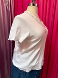 Tiny Sparkle Ribbed Top - XL (fits larger)