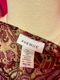Damask Paisley Sheer Blouse - 30/32