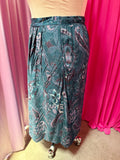 90s Pleats and Paisley Midi Skirt - 16