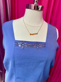 Y2K Periwinkle Twinkle Sleeveless Top - 18 (fits larger)