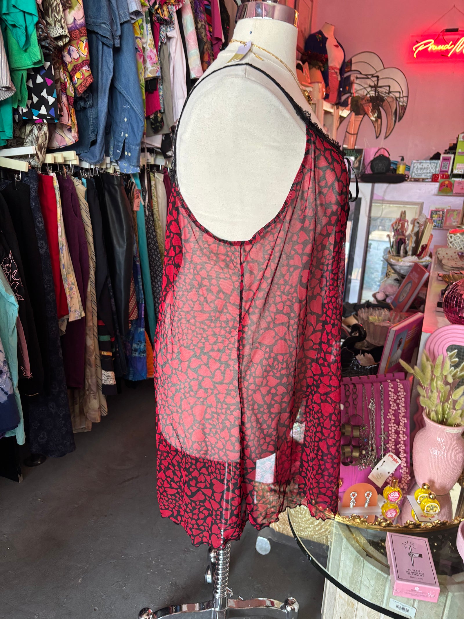 Heart to Heart Sheer Nightie - Size 26/28, 4X