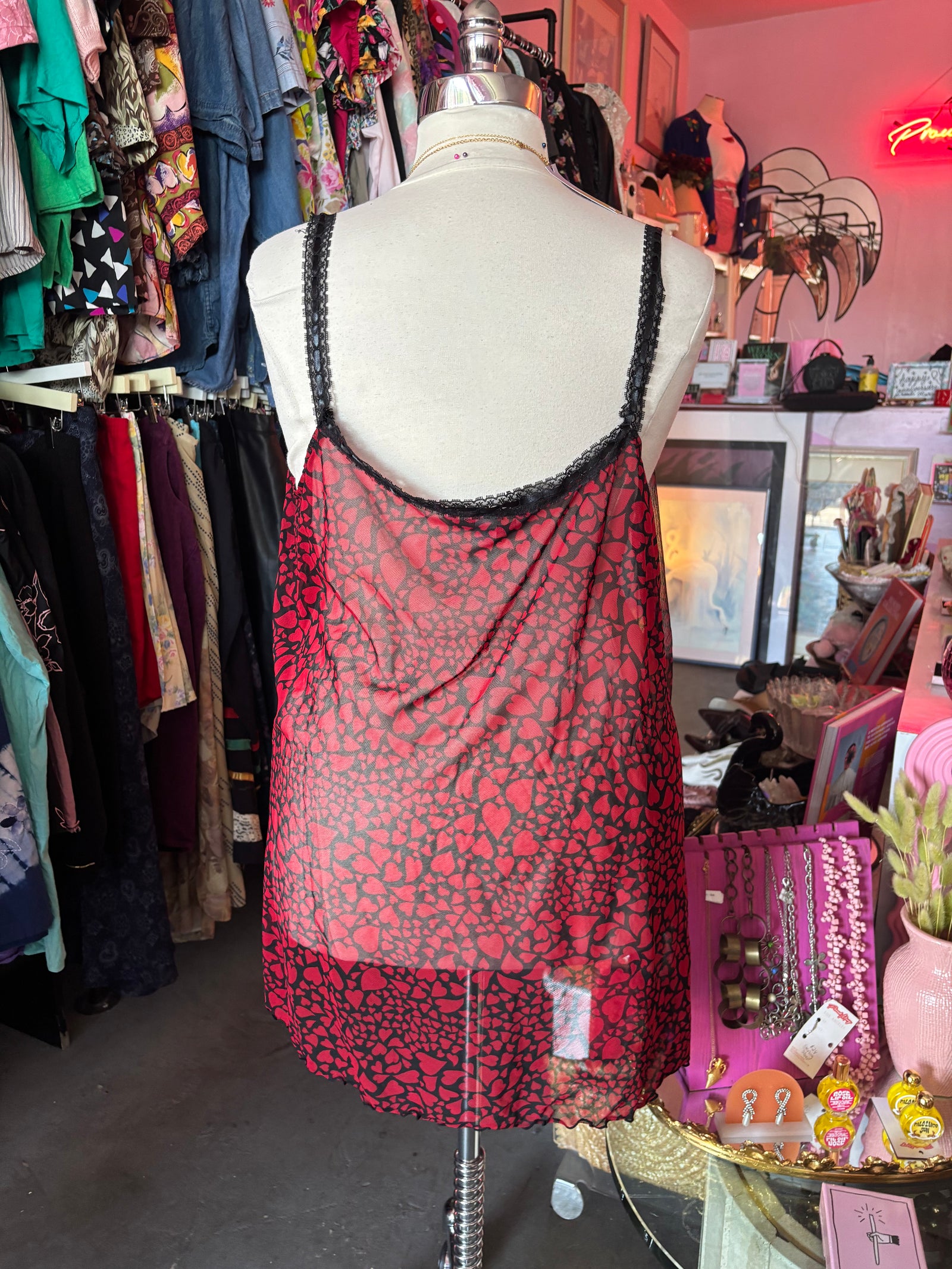 Heart to Heart Sheer Nightie - Size 26/28, 4X