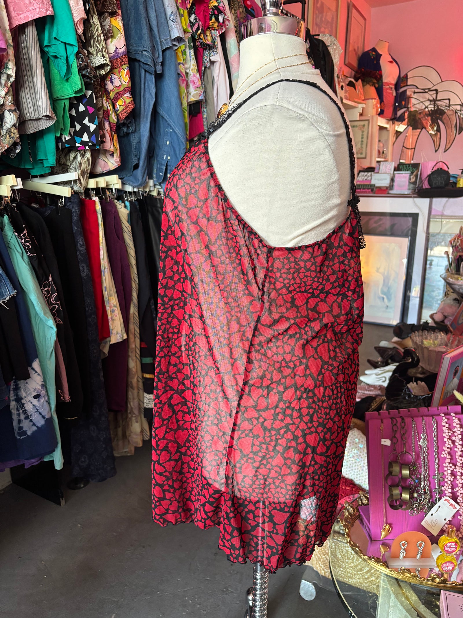 Heart to Heart Sheer Nightie - Size 26/28, 4X